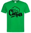 Мужская футболка Chef hat Зеленый Мужская футболка Chef hat Зеленый фото