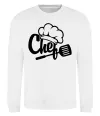 Світшот Chef hat Білий фото