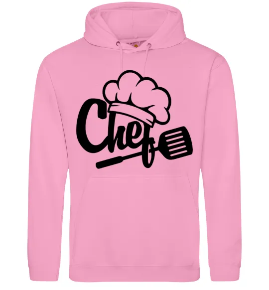 Мужская толстовка (худи) Chef hat Розовый фото