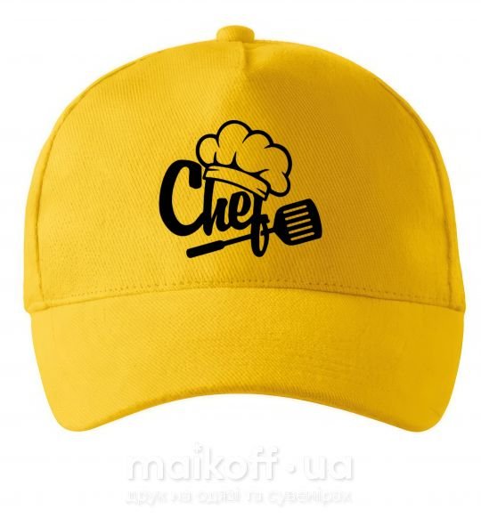 Кепка Chef hat Солнечно желтый фото