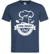 Чоловіча футболка The best chef Темно-синій фото