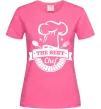 Жіноча футболка The best chef Яскраво-рожевий фото