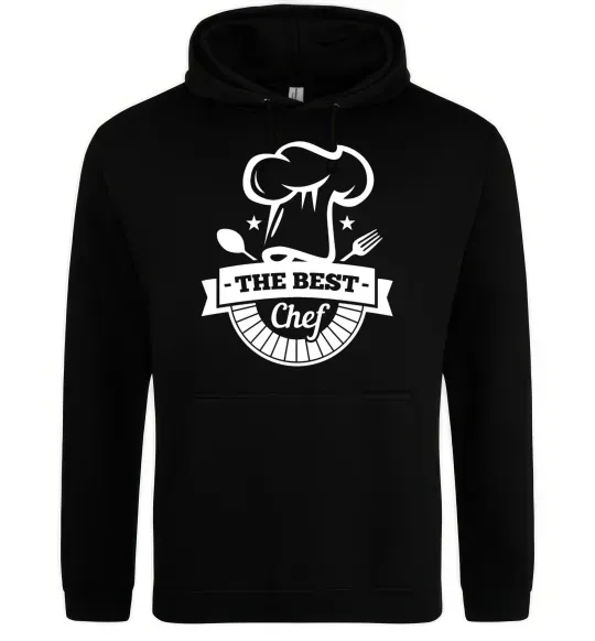 Жіноча толстовка (худі) The best chef Чорний фото