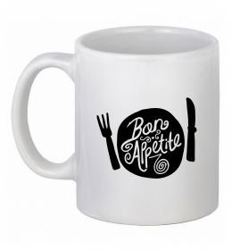 Чашка керамічна Bon appetite