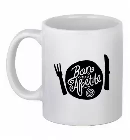 Чашка керамическая Так, шеф! Белый фото