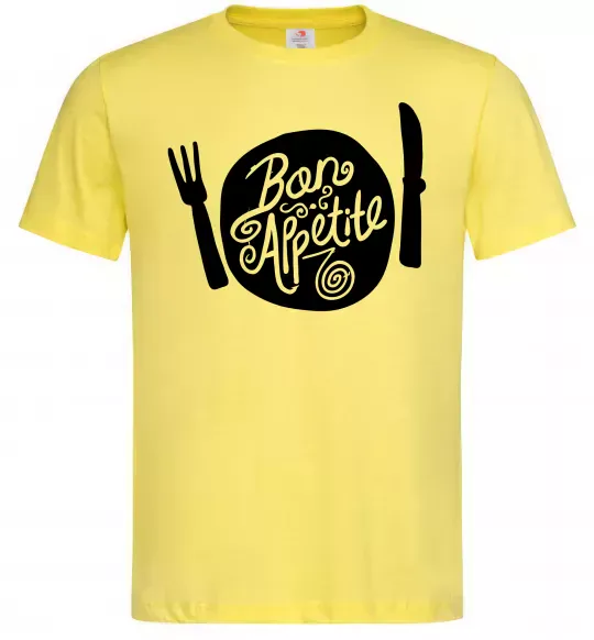 Чоловіча футболка Bon appetite Лимонний фото