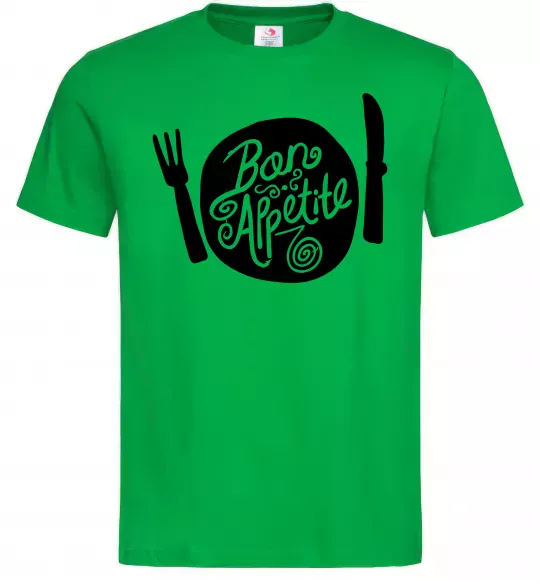 Чоловіча футболка Bon appetite Зелений фото