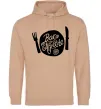 Жіноча толстовка (худі) Bon appetite Пісочний Жіноча толстовка (худі) Bon appetite Пісочний фото