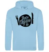 Жіноча толстовка (худі) Bon appetite Блакитний фото