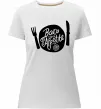 Жіноча преміум футболка Bon appetite Білий фото