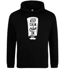 Женская толстовка (худи) KEEP CALM AND CARRY ON Серый меланж фото