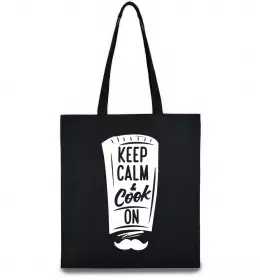 Эко-сумка Keep calm and love cats Бежевый фото