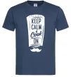 Мужская футболка Keep calm and cook on Темно-синий Мужская футболка Keep calm and cook on Темно-синий фото