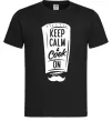 Мужская футболка Keep calm and cook on Черный Мужская футболка Keep calm and cook on Черный фото