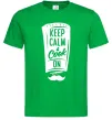 Мужская футболка Keep calm and cook on Зеленый Мужская футболка Keep calm and cook on Зеленый фото