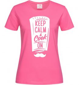 Жіноча футболка Keep calm and cook on