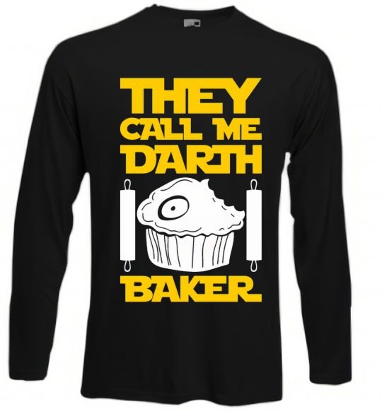 Реглан They call me Darth Baker Черный фото