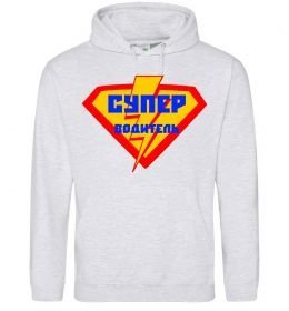 Женская толстовка (худи) Супер водитель логотип