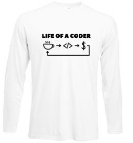 Лонгслив Life of a coder