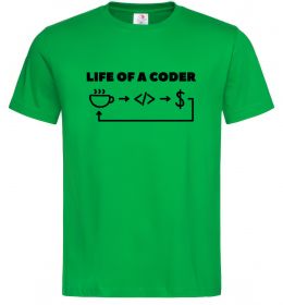 Мужская футболка Life of a coder