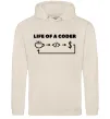 Мужская толстовка (худи) Life of a coder Таш Мужская толстовка (худи) Life of a coder Таш фото