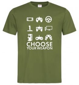 Чоловіча футболка Choose your weapon Чоловіча футболка Choose your weapon