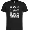 Мужская футболка Choose your weapon Черный Мужская футболка Choose your weapon Черный фото