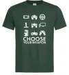 Мужская футболка Choose your weapon Темно-зеленый Мужская футболка Choose your weapon Темно-зеленый фото