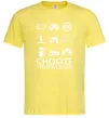 Мужская футболка Choose your weapon Лимонный Мужская футболка Choose your weapon Лимонный фото