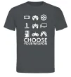 Мужская футболка Choose your weapon Графит Мужская футболка Choose your weapon Графит фото