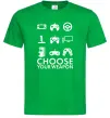 Мужская футболка Choose your weapon Зеленый Мужская футболка Choose your weapon Зеленый фото