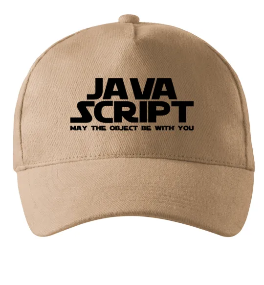 Кепка May the object be with you Песочный фото