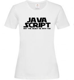 Женская футболка May the object be with you