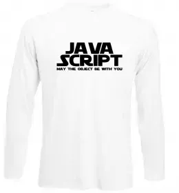 Лонгслів Why code work/doesn`t work Білий фото Лонгслів Why code work/doesn`t work Білий фото