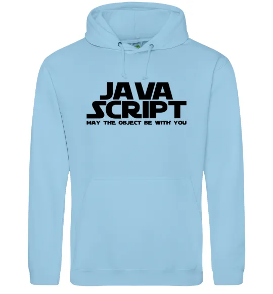 Жіноча толстовка (худі) May the object be with you Блакитний фото