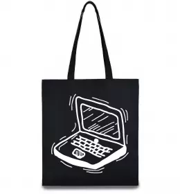 Эко-сумка Ноут Черный фото