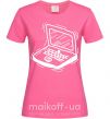Жіноча футболка Ноут Яскраво-рожевий фото