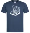 Чоловіча футболка Ноут Темно-синій Чоловіча футболка Ноут Темно-синій фото