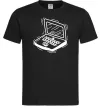 Чоловіча футболка Ноут Чорний Чоловіча футболка Ноут Чорний фото