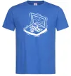 Чоловіча футболка Ноут Яскраво-синій Чоловіча футболка Ноут Яскраво-синій фото