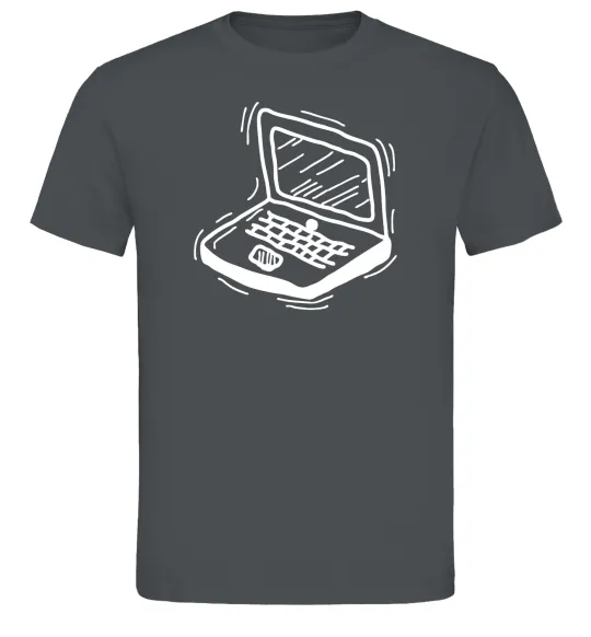 Чоловіча футболка Ноут Графіт фото