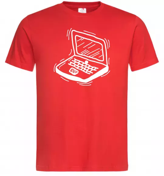 Чоловіча футболка Ноут Червоний фото