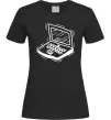 Жіноча футболка Ноут Чорний Жіноча футболка Ноут Чорний фото