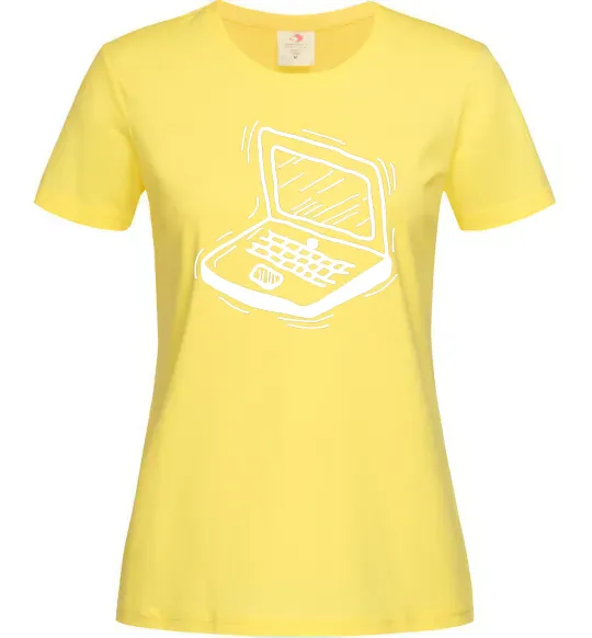 Жіноча футболка Ноут Лимонний фото