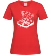 Жіноча футболка Ноут Червоний Жіноча футболка Ноут Червоний фото