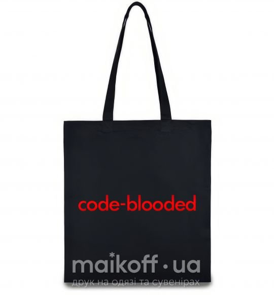 Эко-сумка Code blooded Черный фото