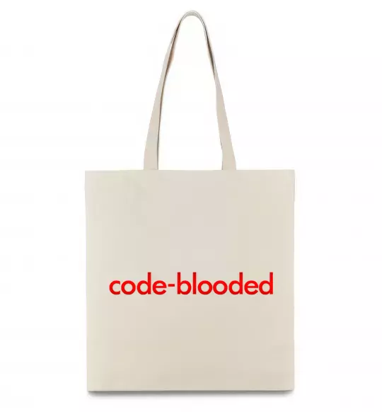 Эко-сумка Code blooded Бежевый фото