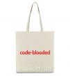 Еко-сумка Code blooded Бежевий фото