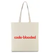 Эко-сумка Code blooded Бежевый фото