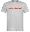 Мужская футболка Code blooded Серый фото
